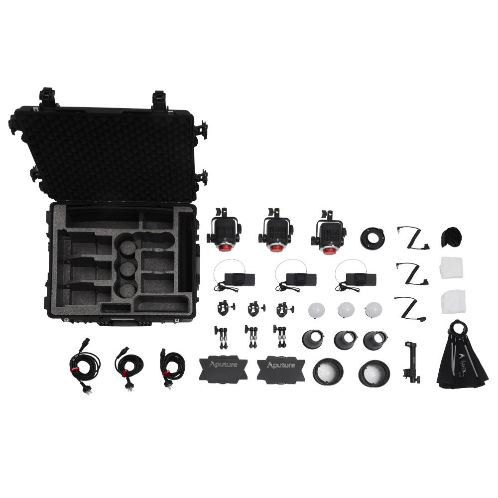 Aputure STORM 80c 3-Light Kit